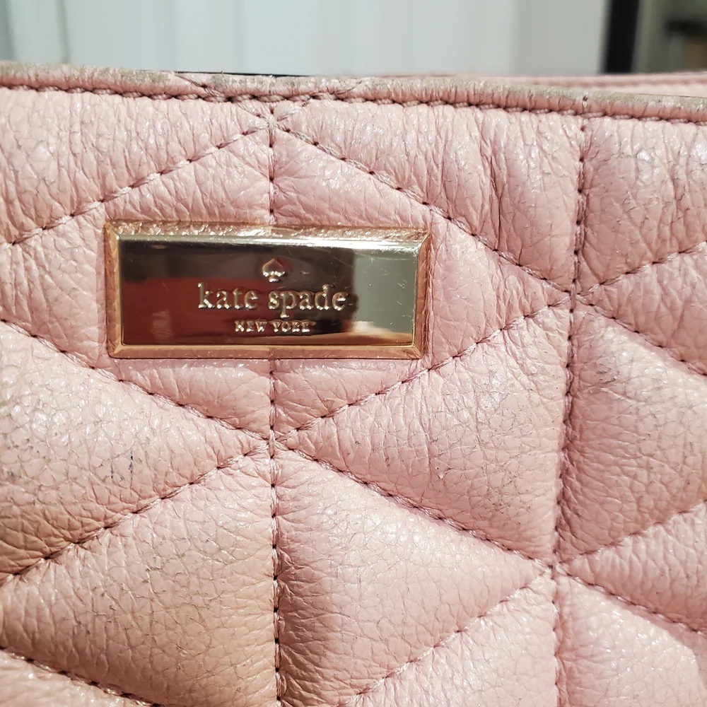 Kate Spade Quilted Pink Leather Tote‎ Handbag